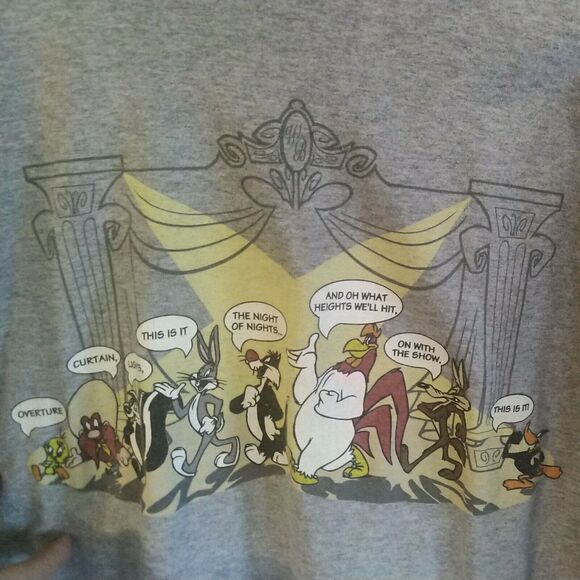 VTG 90s 1991 Looney Tunes Acme Label Tee T Shirt X-Large XL Extra Large Rare - Picture 1 of 12